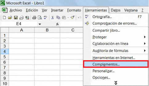 Complementos Excel