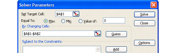 Instalación del Complemento Solver en Excel 2003
