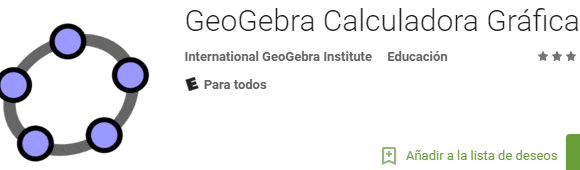 GeoGebra Calculadora Gráfica para Android
